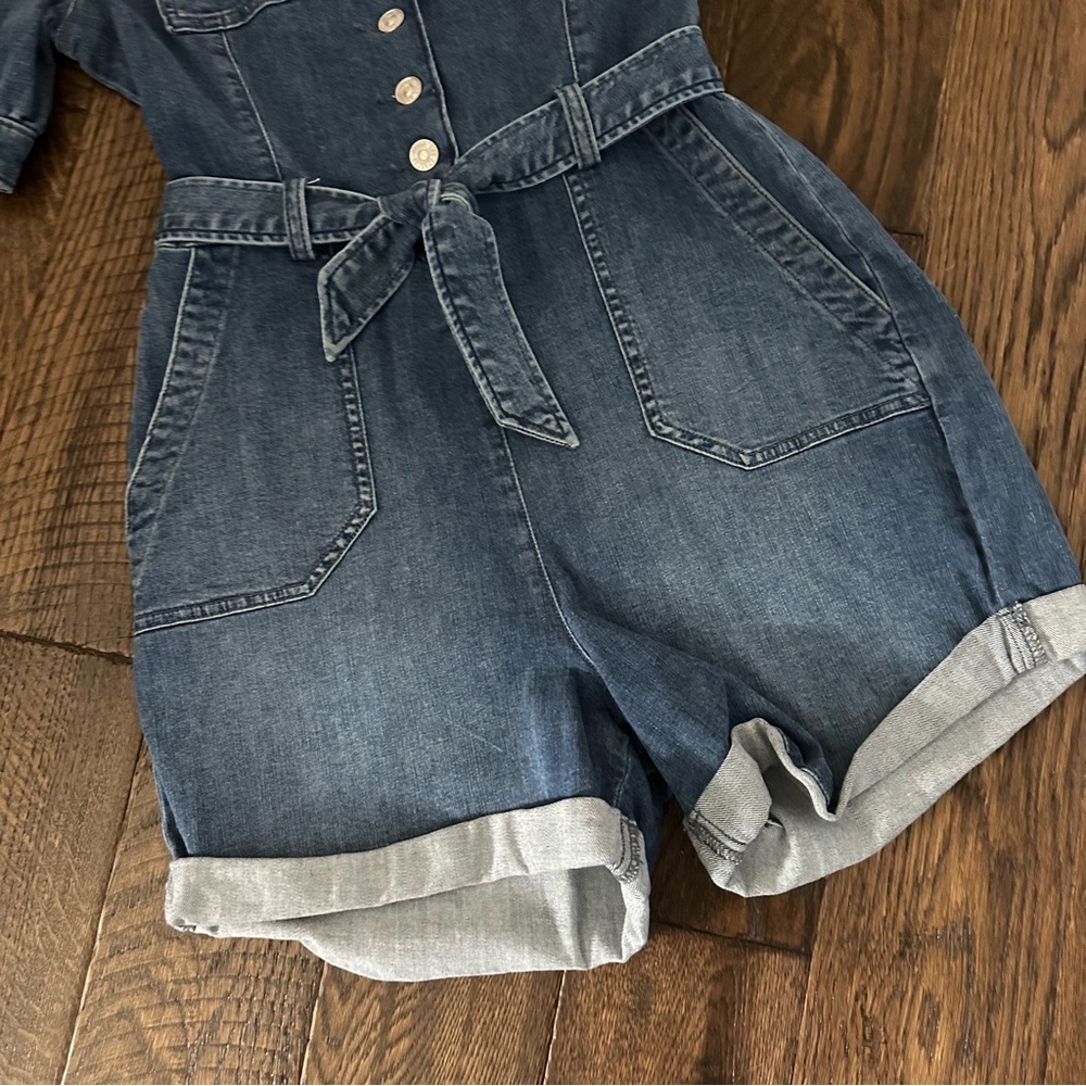 Paige Jeans Denim Romper - Mayslie - Picture 6 of 7